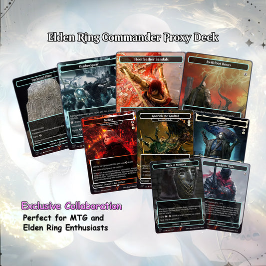 Elden Ring Commander cEDH Deck - Elden Ring Commander Magic Commander - Magic Proxy Deck with 160+ Unique Cards - Custom