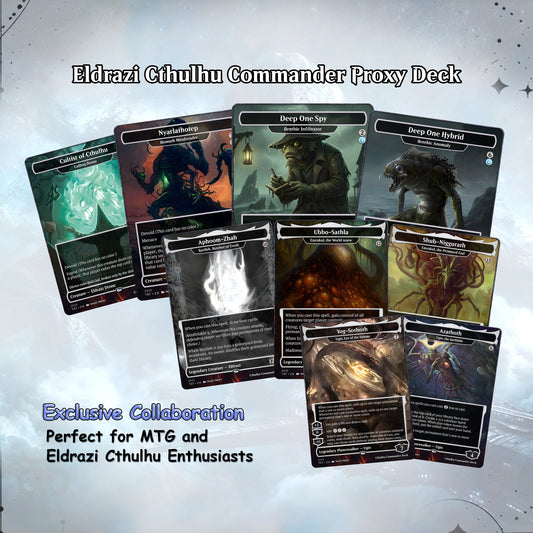 Eldrazi Cthulhu Commander cEDH Deck - Eldrazi Cthulhu Commander Magic Commander - Magic Proxy Deck with 160+ Unique Card