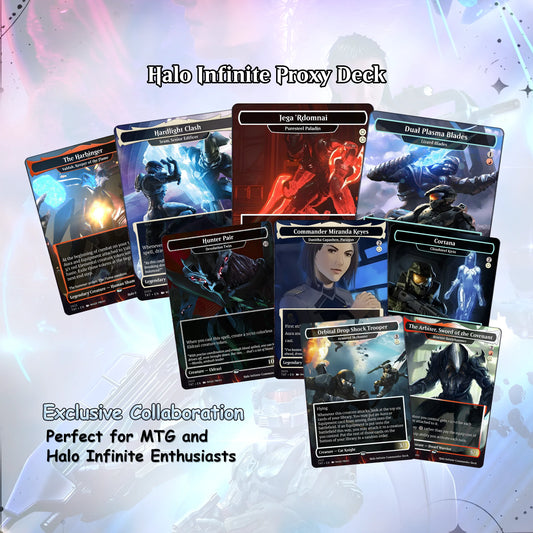 Halo Infinite Commander Deck • Halo Infinite themed Mtg Proxy Deck • Halo. Armor. • Mtg Deck Box • Proxy Custom Card • M