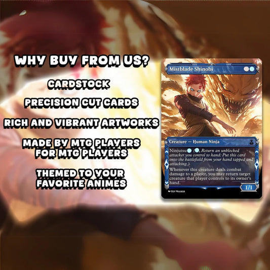 N.a.r.u.t.o N.i.n.j.a Commander Deck – Y.u.r.i.k.o R.e.i.m.a.g.i.n.e.d | F.a.s.t & S.n.e.a.k.y N.i.n.j.u.t.s.u EDH P.r.o