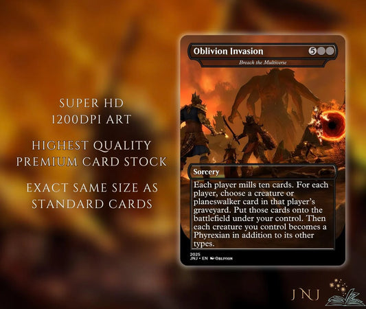 Oblivion Themed Commander Deck Proxies, Rakdos Madness, 100+ Unique Cards, Quality Custom Card Proxy Replicas for Comman