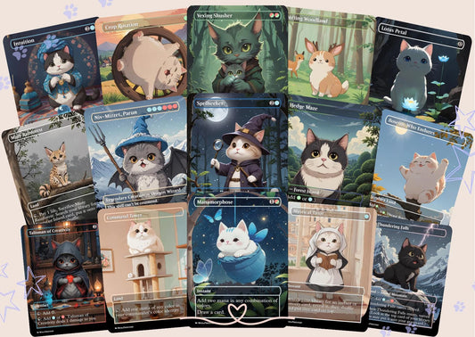 Storm, Force of Nature Proxy Commander Deck, 100 Cards + 8 Free Tokens | Cute Custom Full Art | MuraProxyArt