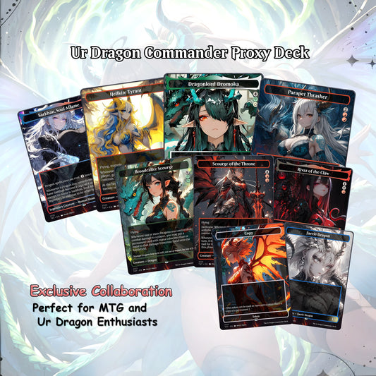 The Ur Dragon Commander cEDH Deck - The Ur Dragon Commander Magic Commander - Magic Proxy Deck with 150+ Unique Cards -