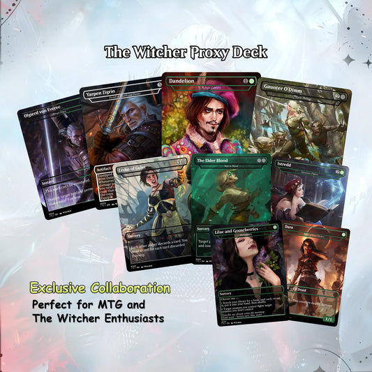 The Witcher Themed Commander Deck, Golgari Control/Death Triggers, 110+ cards EDH Deck Premium Quality Proxy