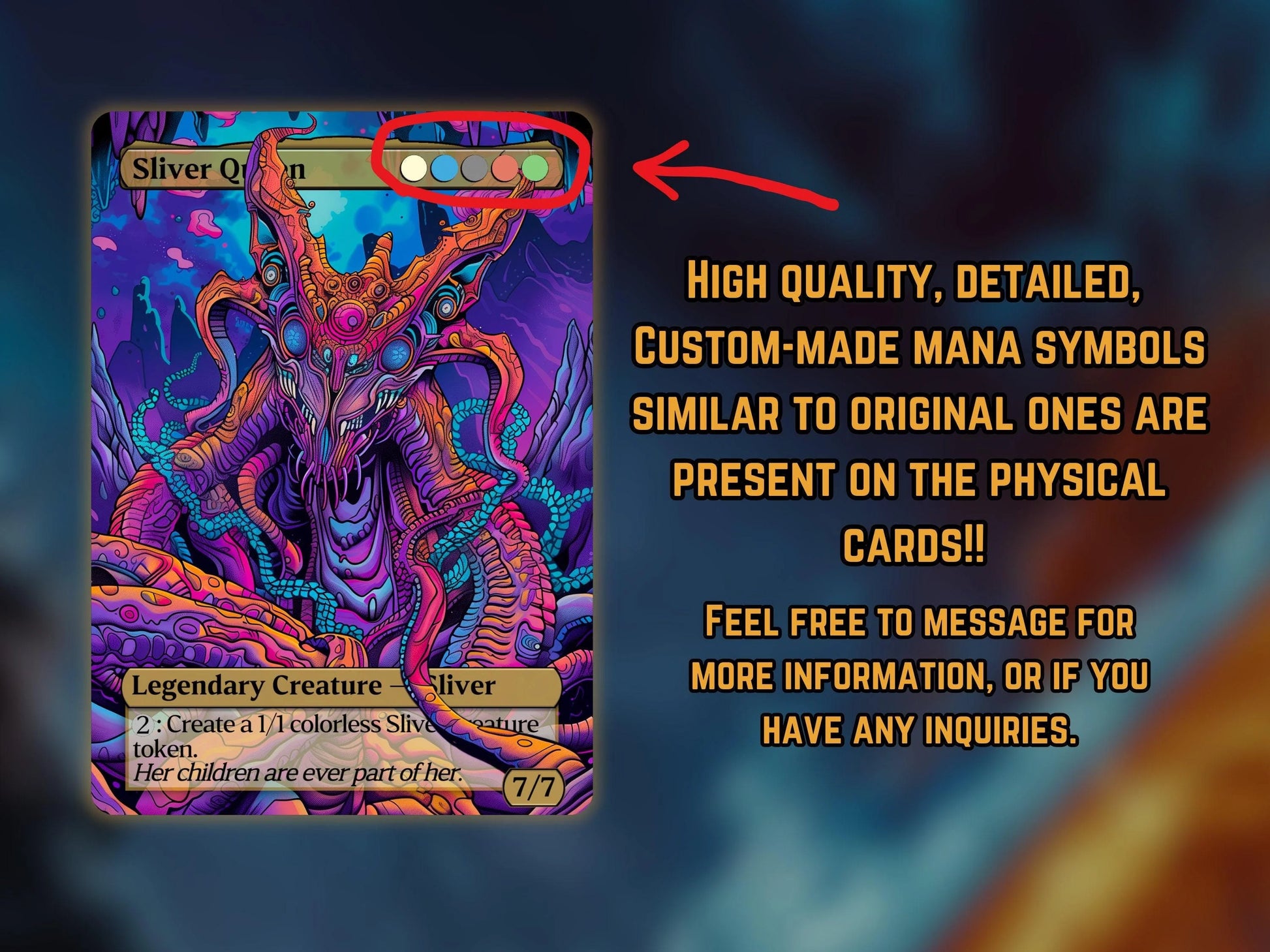 105 Card Commander Staples Super Mega Bundle - Gift - All 5xColors -Unique Full-art Custom Magic proxies-High Quality Ca