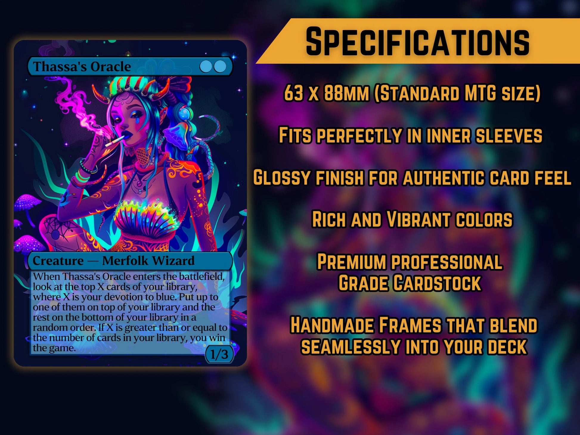 105 Card Commander Staples Super Mega Bundle - Gift - All 5xColors -Unique Full-art Custom Magic proxies-High Quality Ca