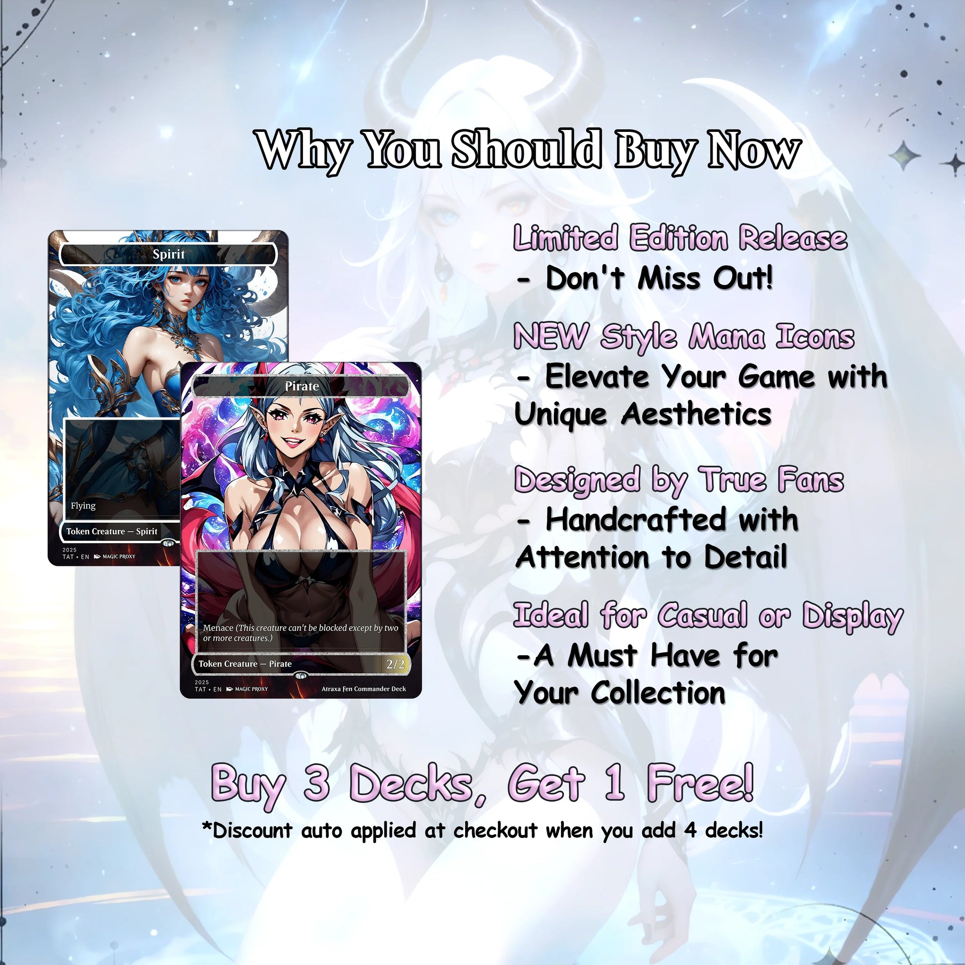 Atraxa SUPERFRIENDS Anime Waifu Proxy Commander Deck Custom Proxy EDH English High Quality Cards
