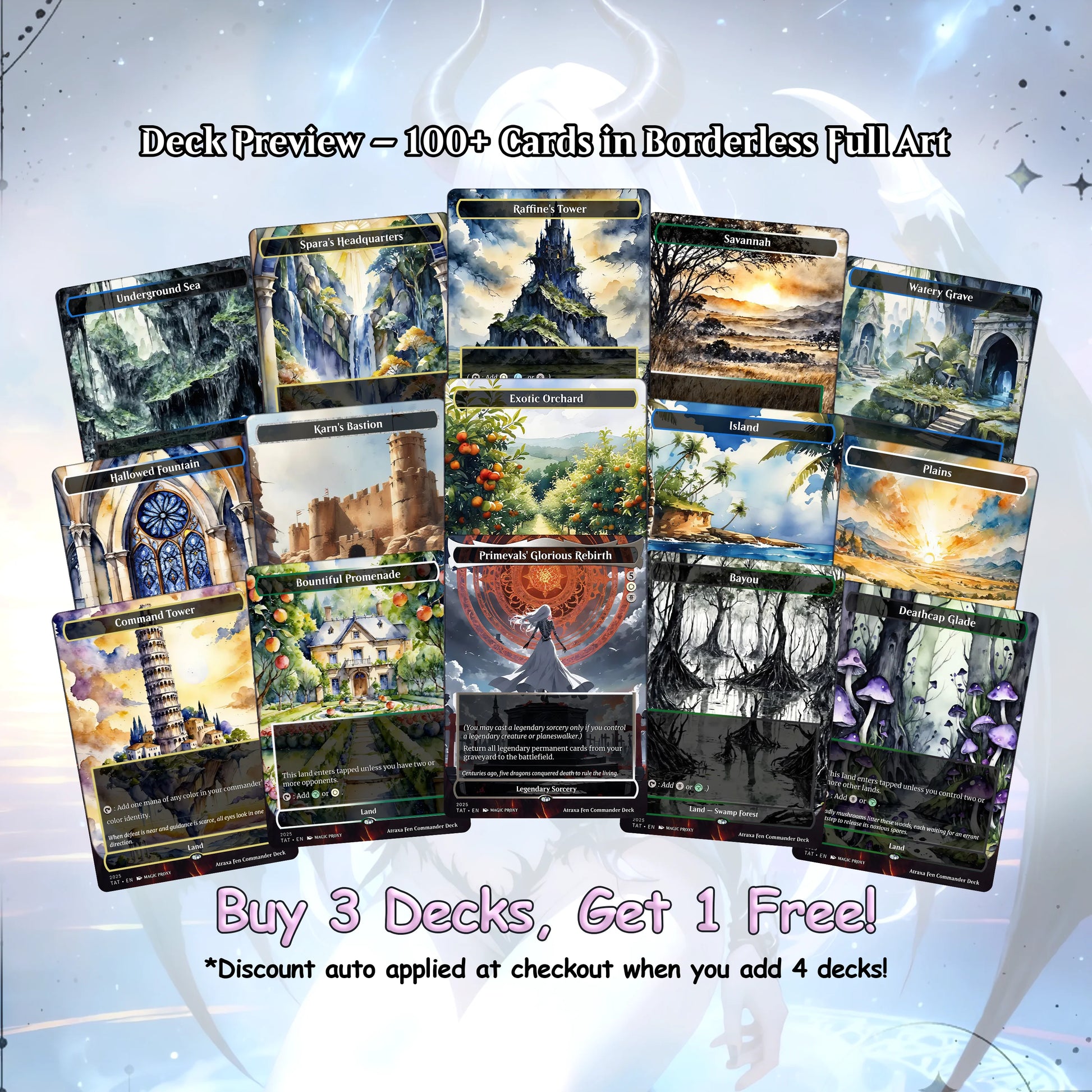 Atraxa SUPERFRIENDS Anime Waifu Proxy Commander Deck Custom Proxy EDH English High Quality Cards