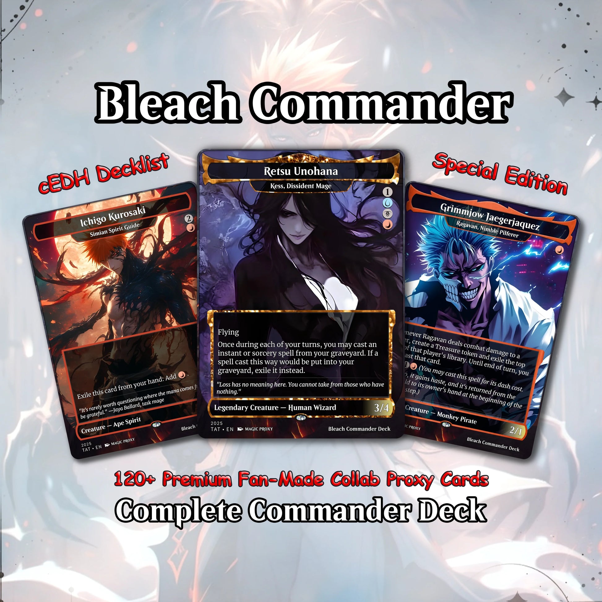 Bleach MTG Deck - Kess EDH | Premium Tainted Kess | Custom Competitive 100 Cards