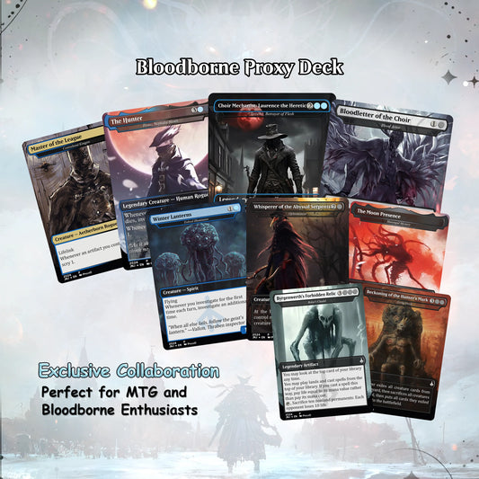 Bloodborne Themed Commander Deck Proxies, Aristocrat/Artifact Combo, 120+ Unique Cards, Quality Custom Card Proxy Replic