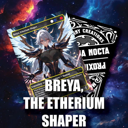 Breya, Etherium Shaper | Custom Proxy MTG EDH Deck | Sexy Angel Art