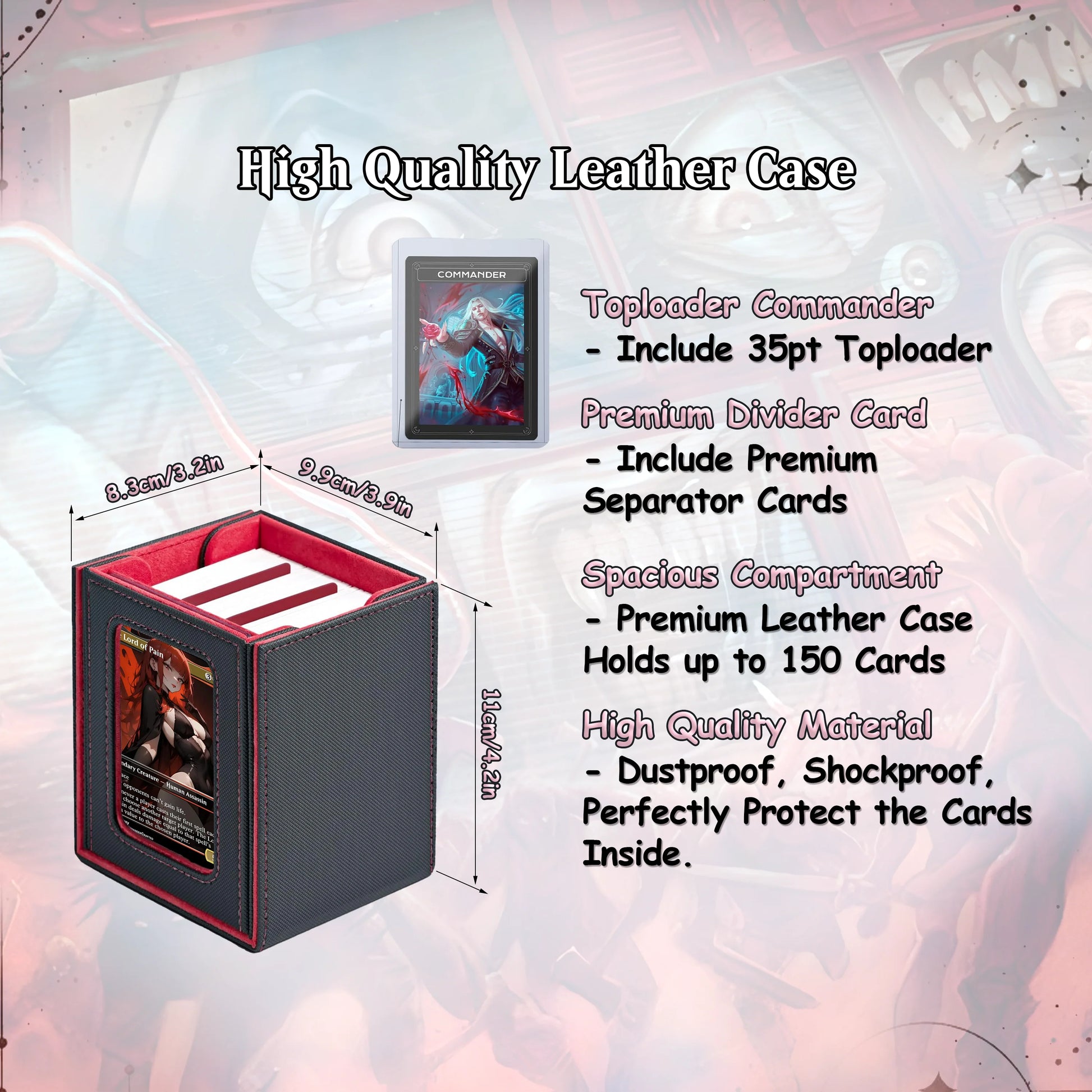 Burn Commander Deck The Lord of Pain Complete EDH Deck Proxy Deck