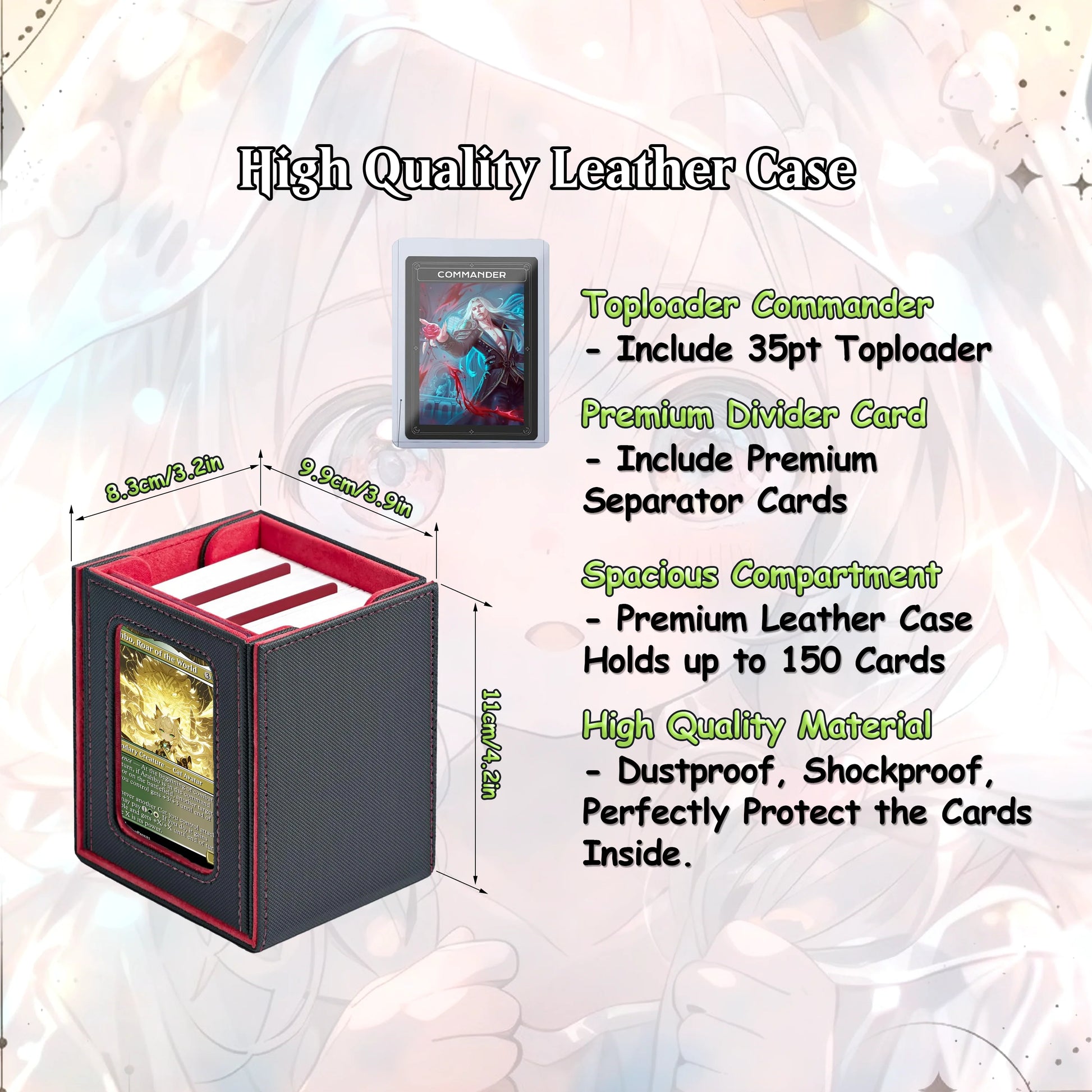 Chibi Catgirl MTG Deck - Arahbo EDH | Competitive Roar of the World | 100+ Premium Custom Cards