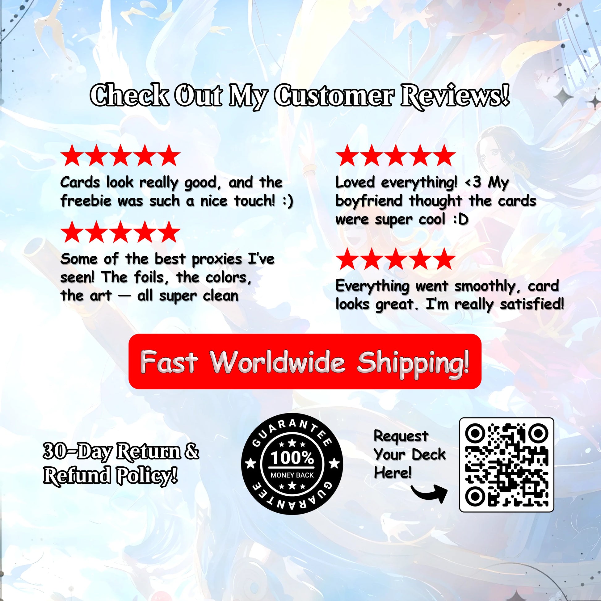 Complete Anime Pirate Tribal Deck, Custom Gift EDH Deck, Custom A.n.i.m.e O.P Pirate Deck, Treasure Tokens, A.d.m.i.r.a.