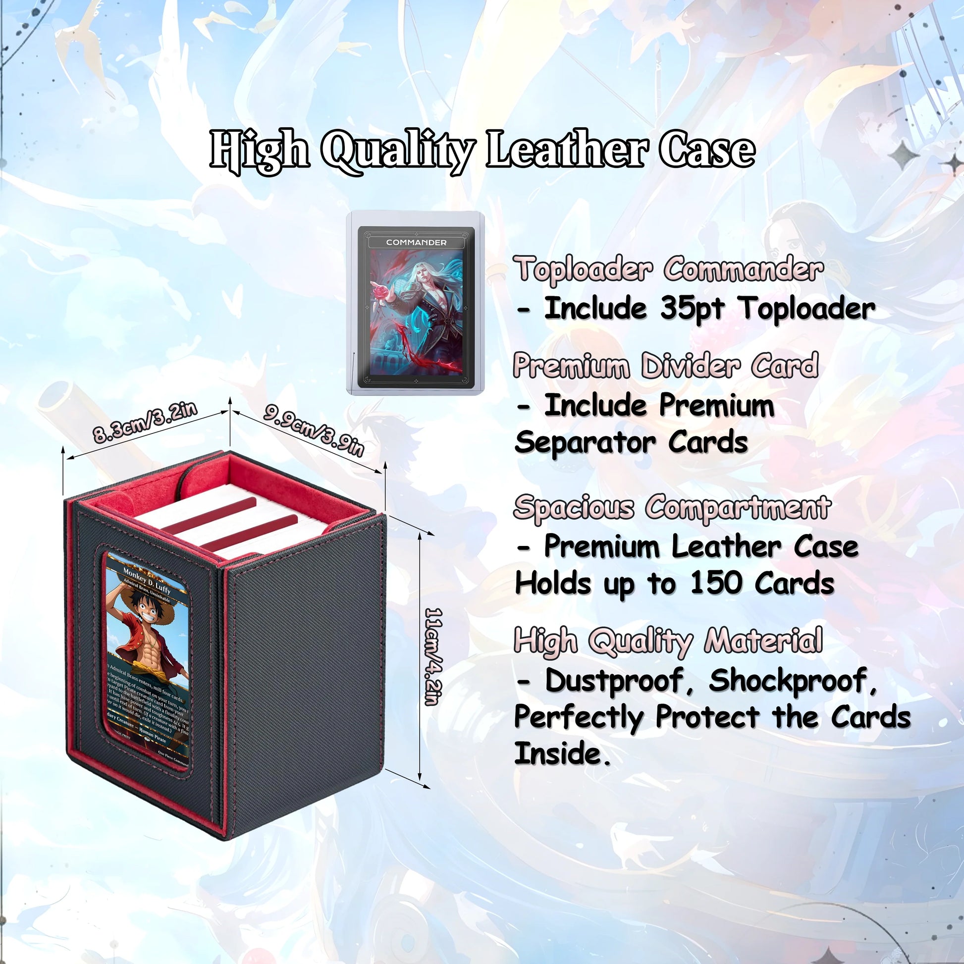Complete Anime Pirate Tribal Deck, Custom Gift EDH Deck, Custom A.n.i.m.e O.P Pirate Deck, Treasure Tokens, A.d.m.i.r.a.