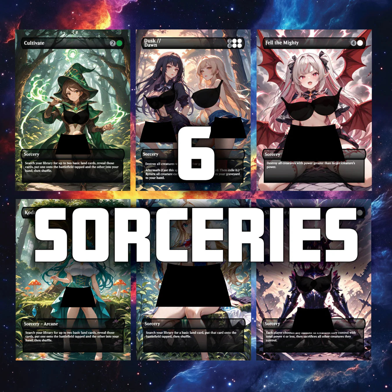 Custom Arcades, the Strategist Proxy Commander Deck - Sexy Art Edition