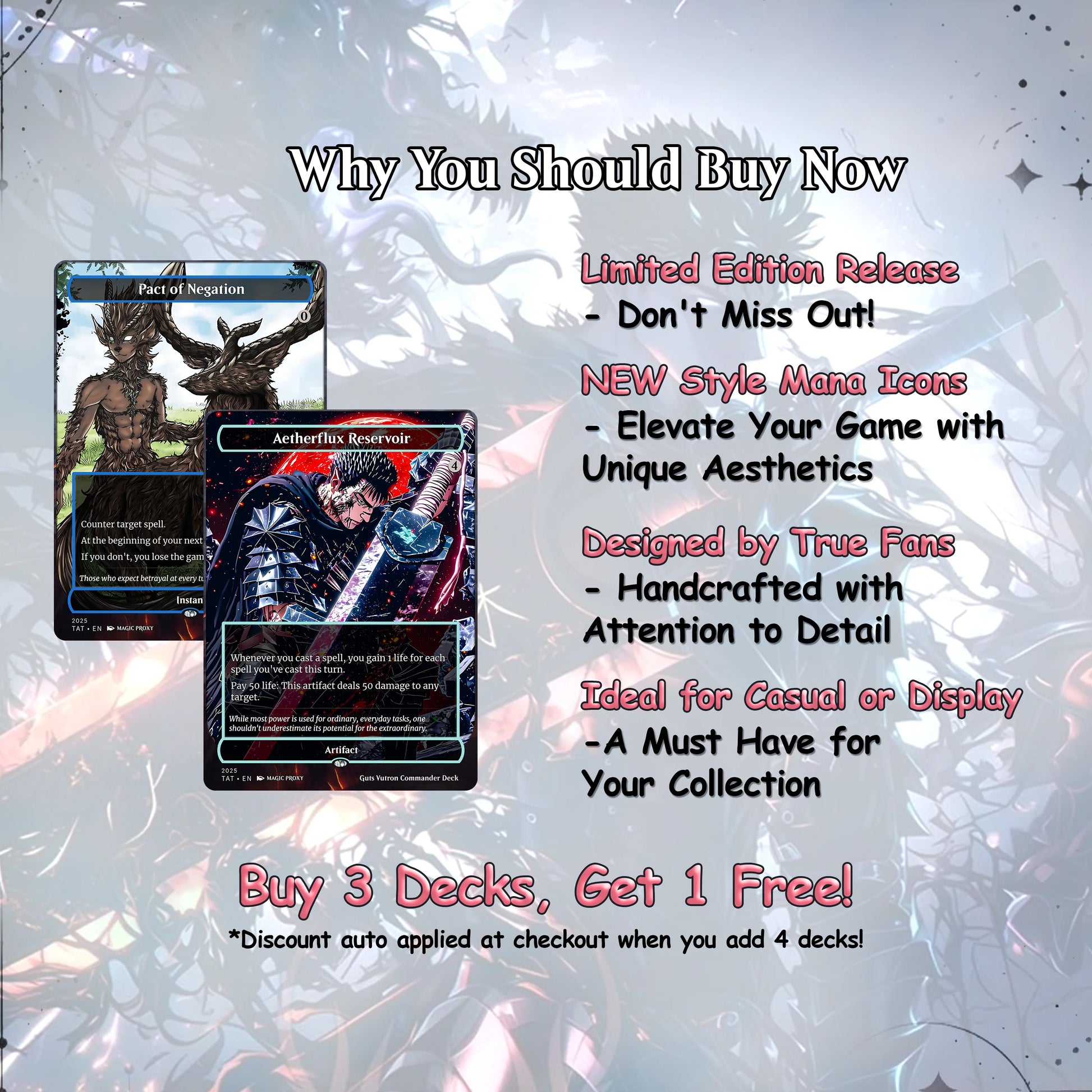 Custom Guts Voltron MTG Deck – Unique Proxy Cards