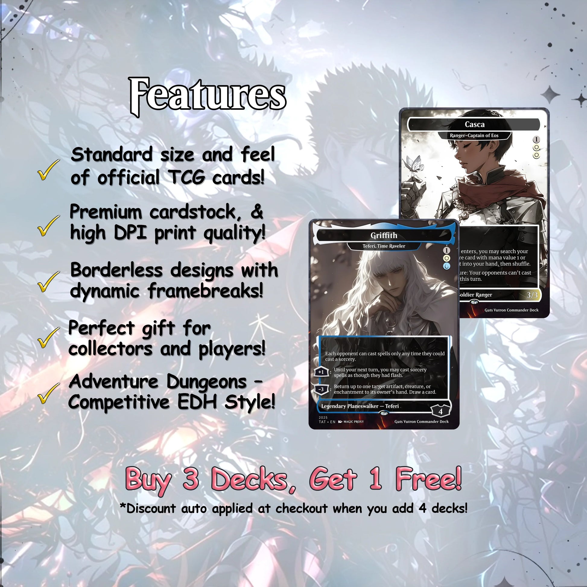 Custom Guts Voltron MTG Deck – Unique Proxy Cards