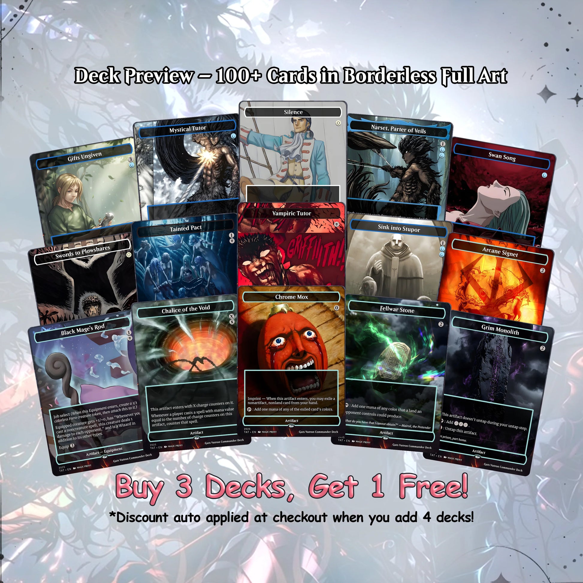 Custom Guts Voltron MTG Deck – Unique Proxy Cards