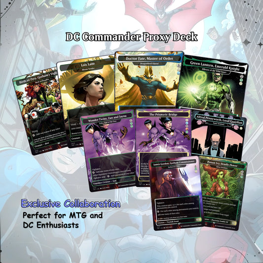 D.C Commander Deck • S.u.p.e.r.m.a.n • Forge a New Legacy in the MTG Multiverse! • Custom MTG Cards • Premium Proxy Card