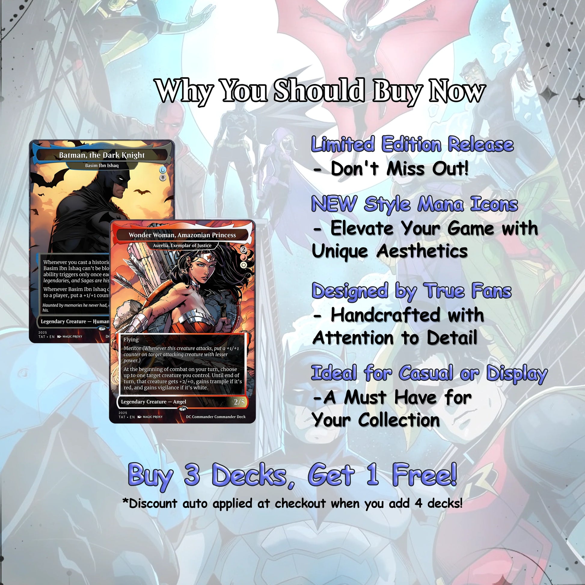 D.C Commander Deck • S.u.p.e.r.m.a.n • Forge a New Legacy in the MTG Multiverse! • Custom MTG Cards • Premium Proxy Card