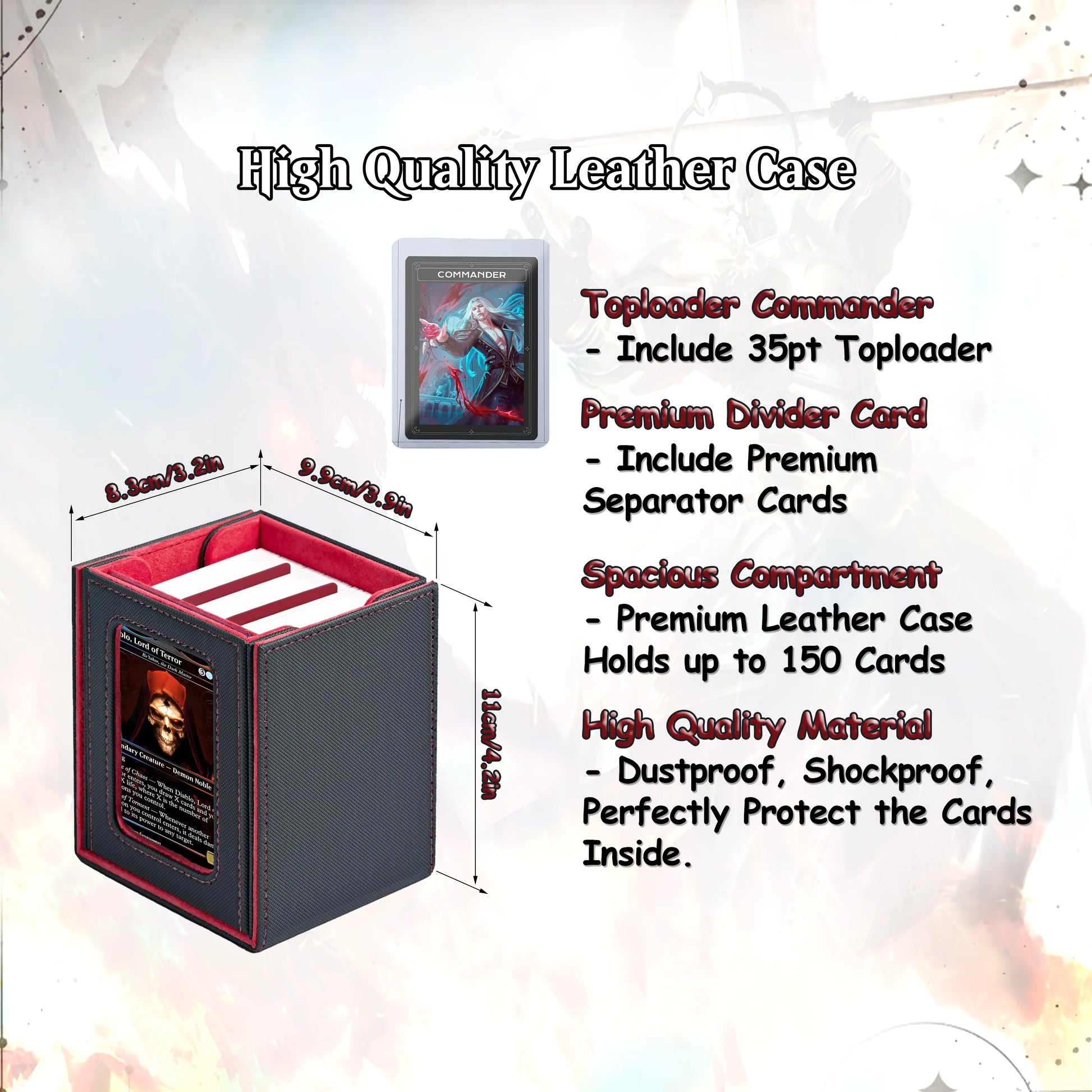 Diablo Themed Commander Deck Proxies, Demon Tribal/Reanimation, High Quality Custom Card Proxy