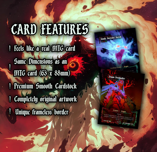 Dragon Duplication Tribal Proxy Commander Deck Custom MTG EDH Deck
