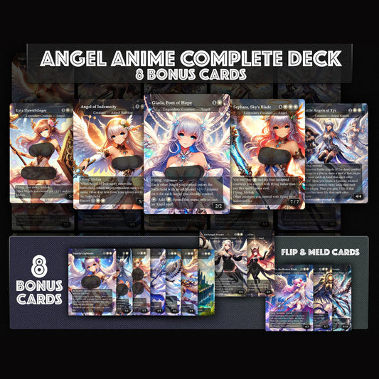 Giada Angel Anime Style Waifu Tribal Commander Deck Special Edition Custom Proxy Deck Art For EDH High Quality Cards 108
