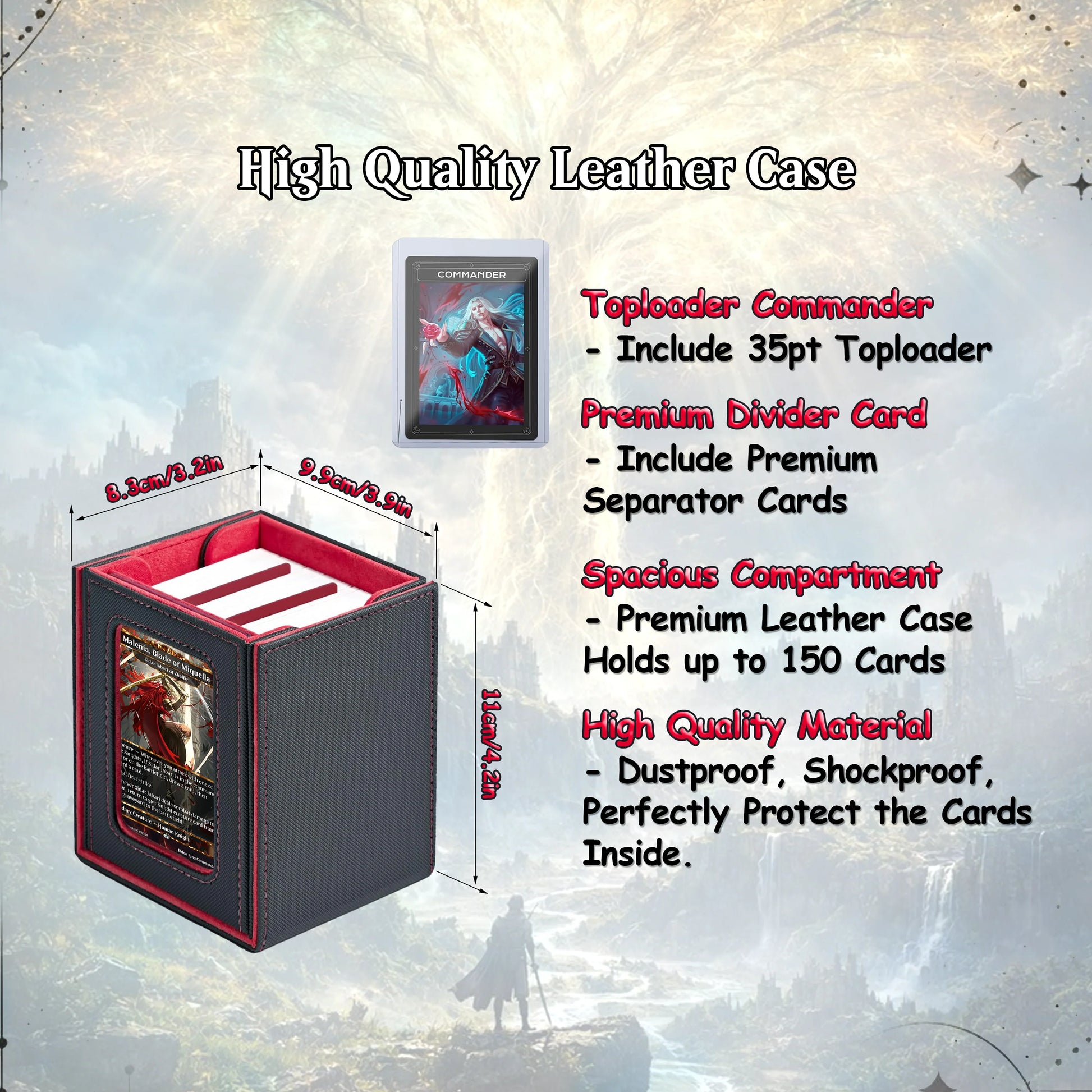 Elden Ring Commander Deck • Elden Ring  Mtg Proxy Deck • Mtg Commander Deck • Custom MTG card • Sidar Jabari of Zhalfir 