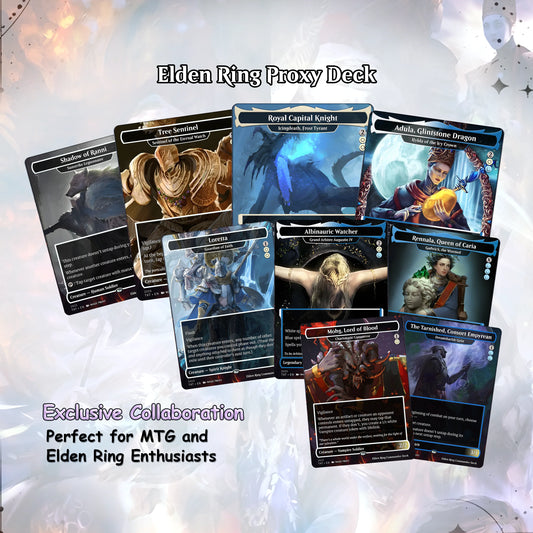 Elden Ring Commander | Dual-Commander Azorius Control Voltron | 100+ Custom Proxy Cards