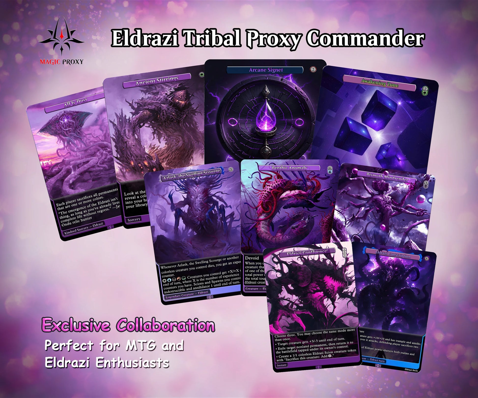 Eldrazi Tribal Commander cEDH Deck - Eldrazi Tribal Commander Magic Commander - Magic Proxy Deck with 160+ Unique Cards 