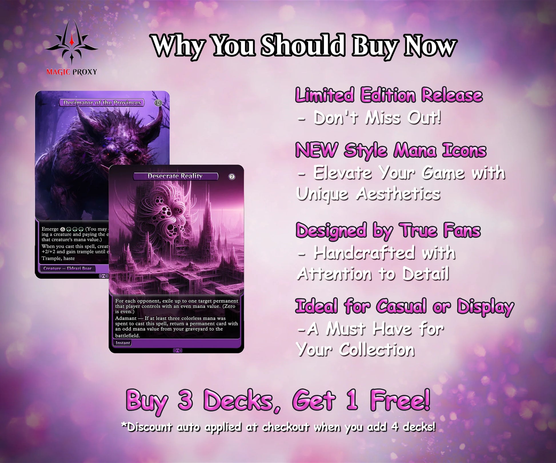 Eldrazi Tribal Commander cEDH Deck - Eldrazi Tribal Commander Magic Commander - Magic Proxy Deck with 160+ Unique Cards 