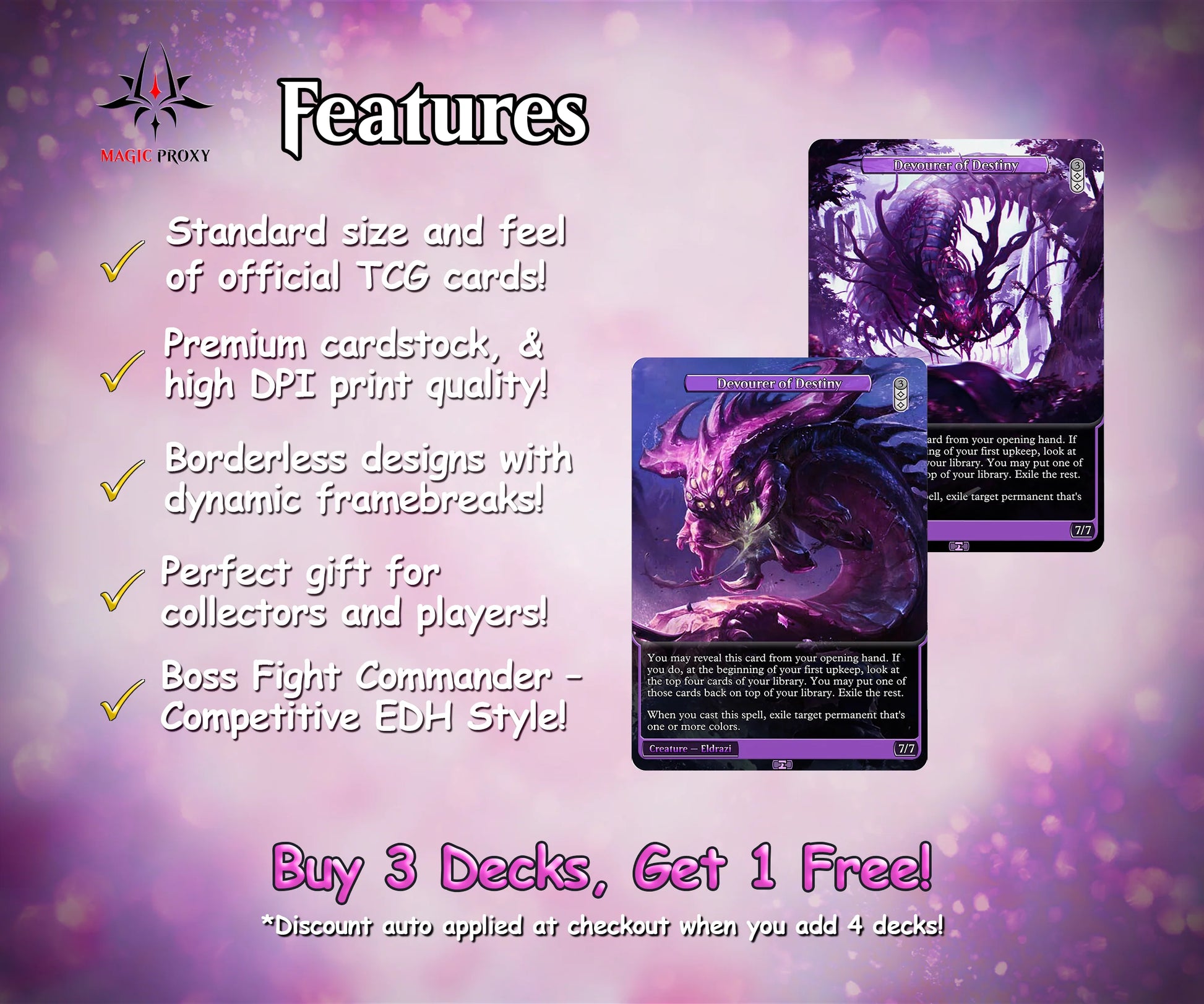 Eldrazi Tribal Commander cEDH Deck - Eldrazi Tribal Commander Magic Commander - Magic Proxy Deck with 160+ Unique Cards 