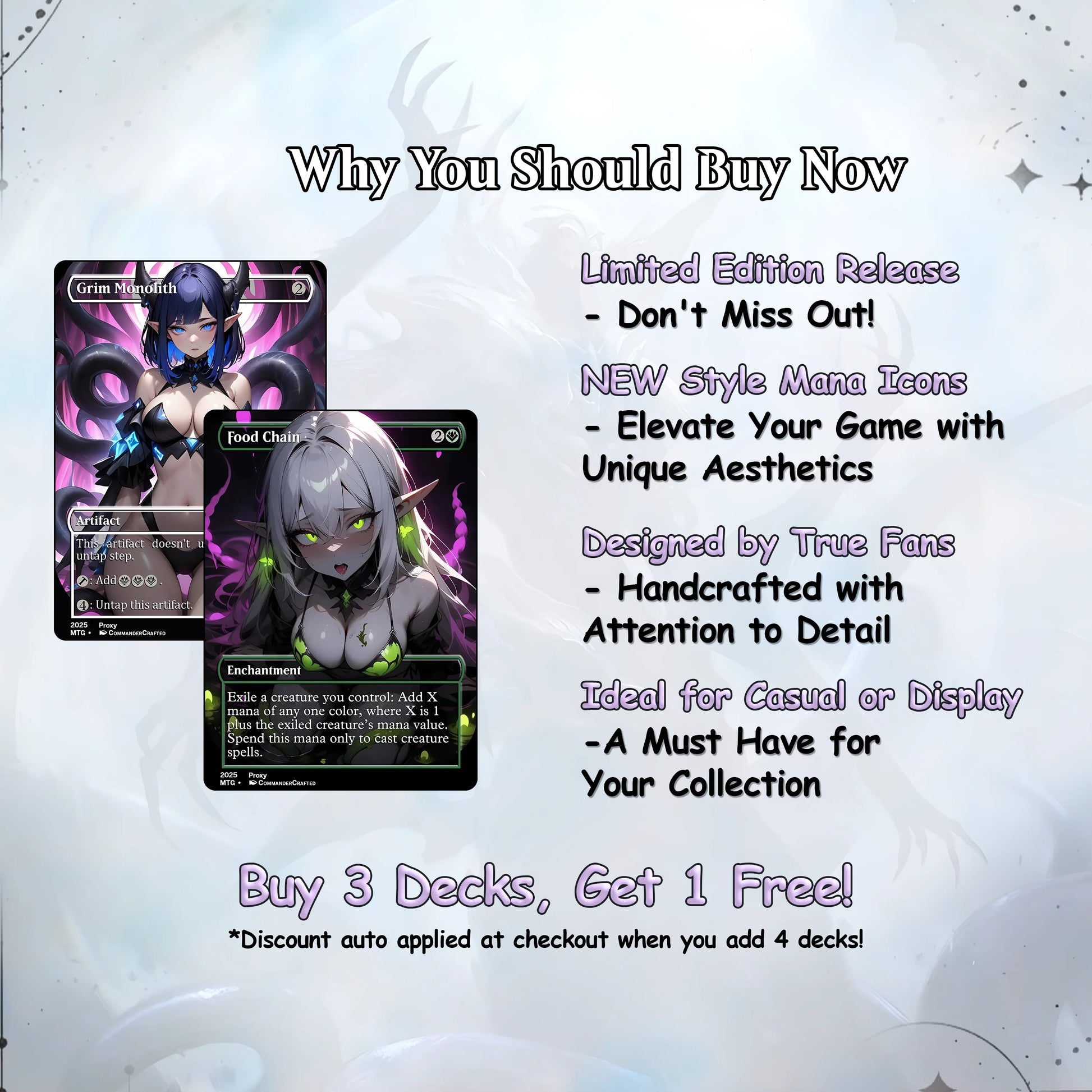 Eldrazi Tribal Commander Deck Ulalek, fused atrocity Complete EDH Deck Proxy Deck