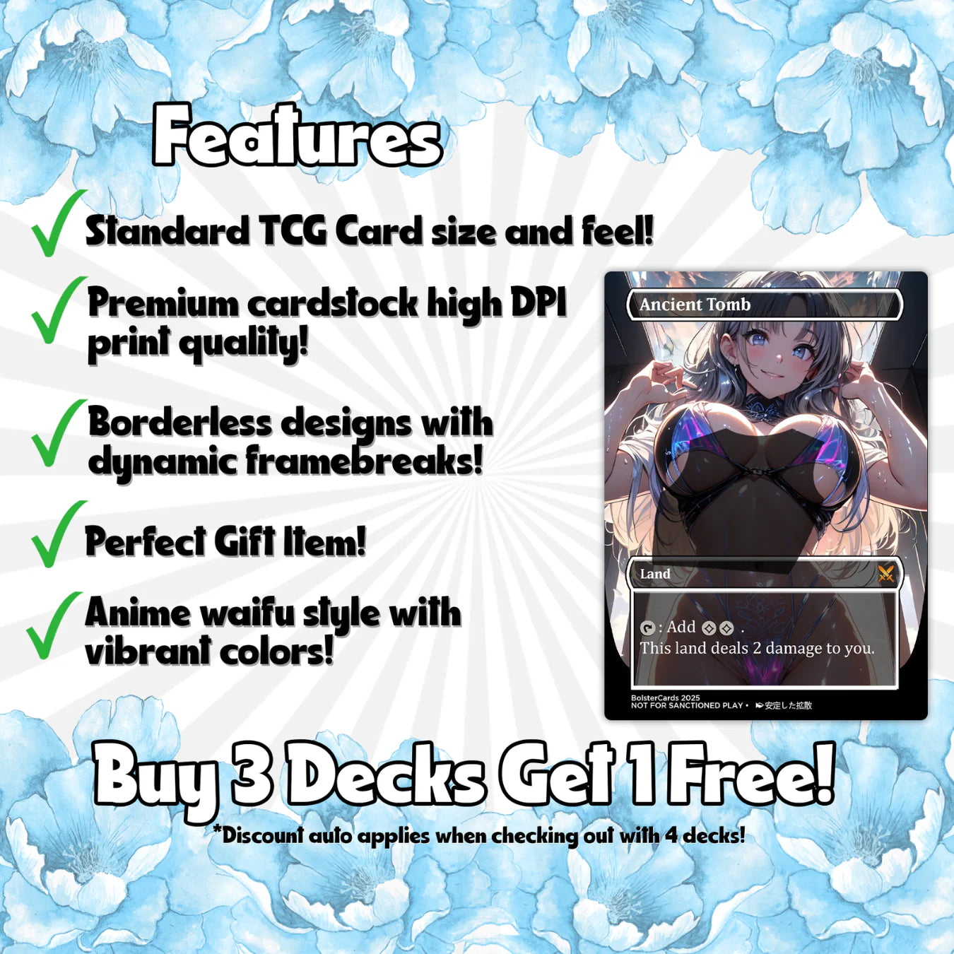 Elesh Norn Anime Style Waifu Tribal Commander Deck Special Edition Custom Proxy Deck Art For EDH High Quality Cards 108 