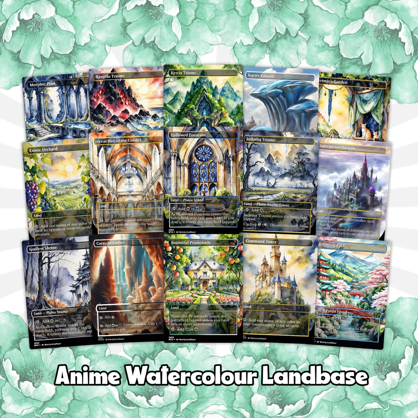 Esika God of the Tree Anime Waifu Proxy Commander Deck Custom Proxy EDH Superfriends English High Quality Cards