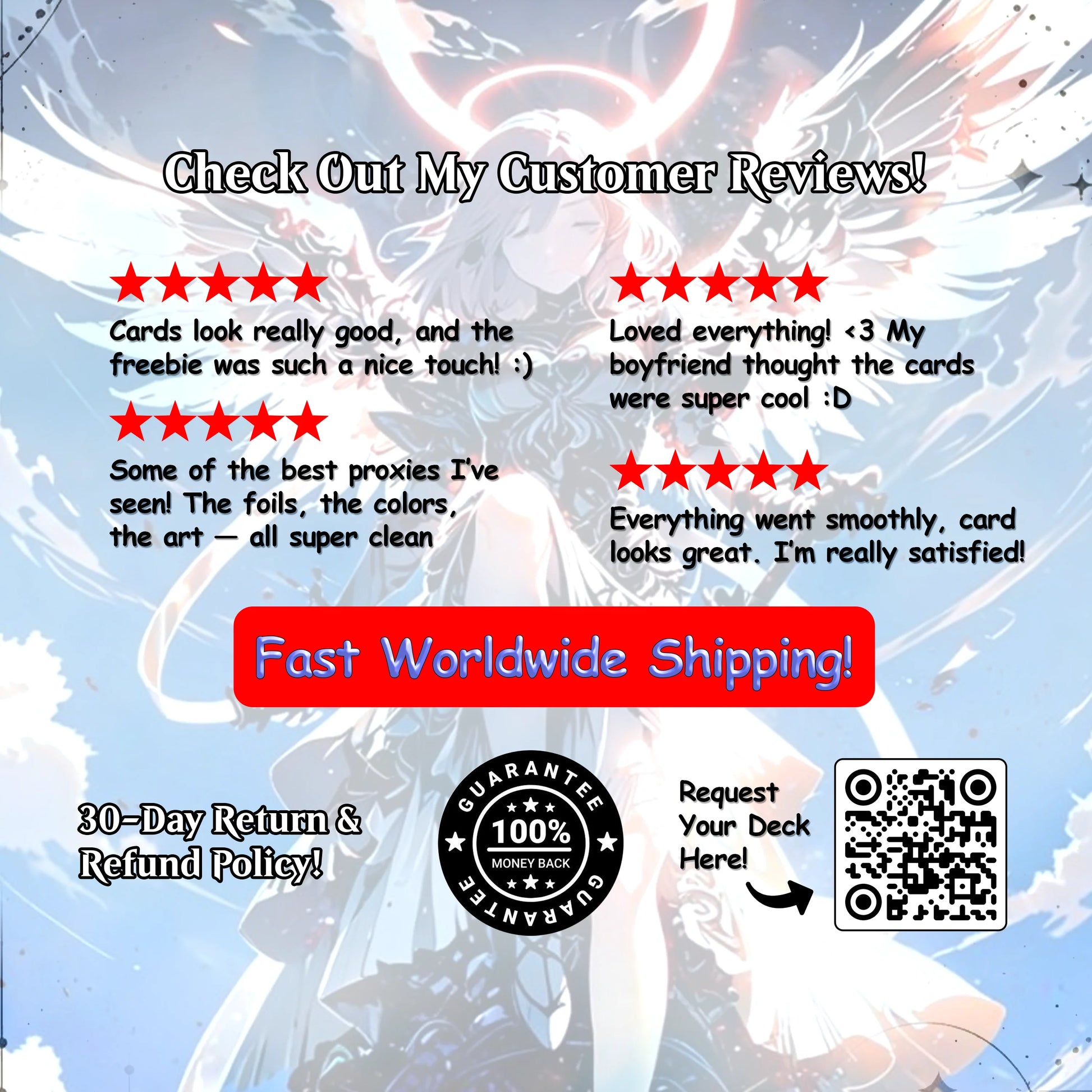 Giada Angels Tribal - Full MTG Proxy Commander EDH Deck - 108 cards - Tokens included - Waifu Anime Girls