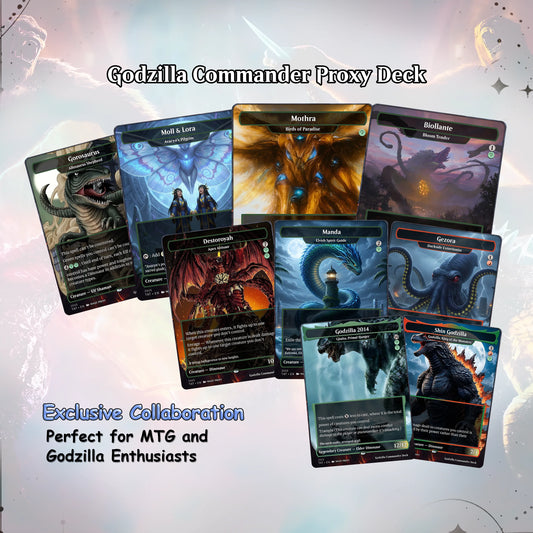 Godzilla Commander cEDH Deck - Godzilla  Commander Magic Commander - Magic Proxy Deck with 170+ Unique Cards - Custom Ca