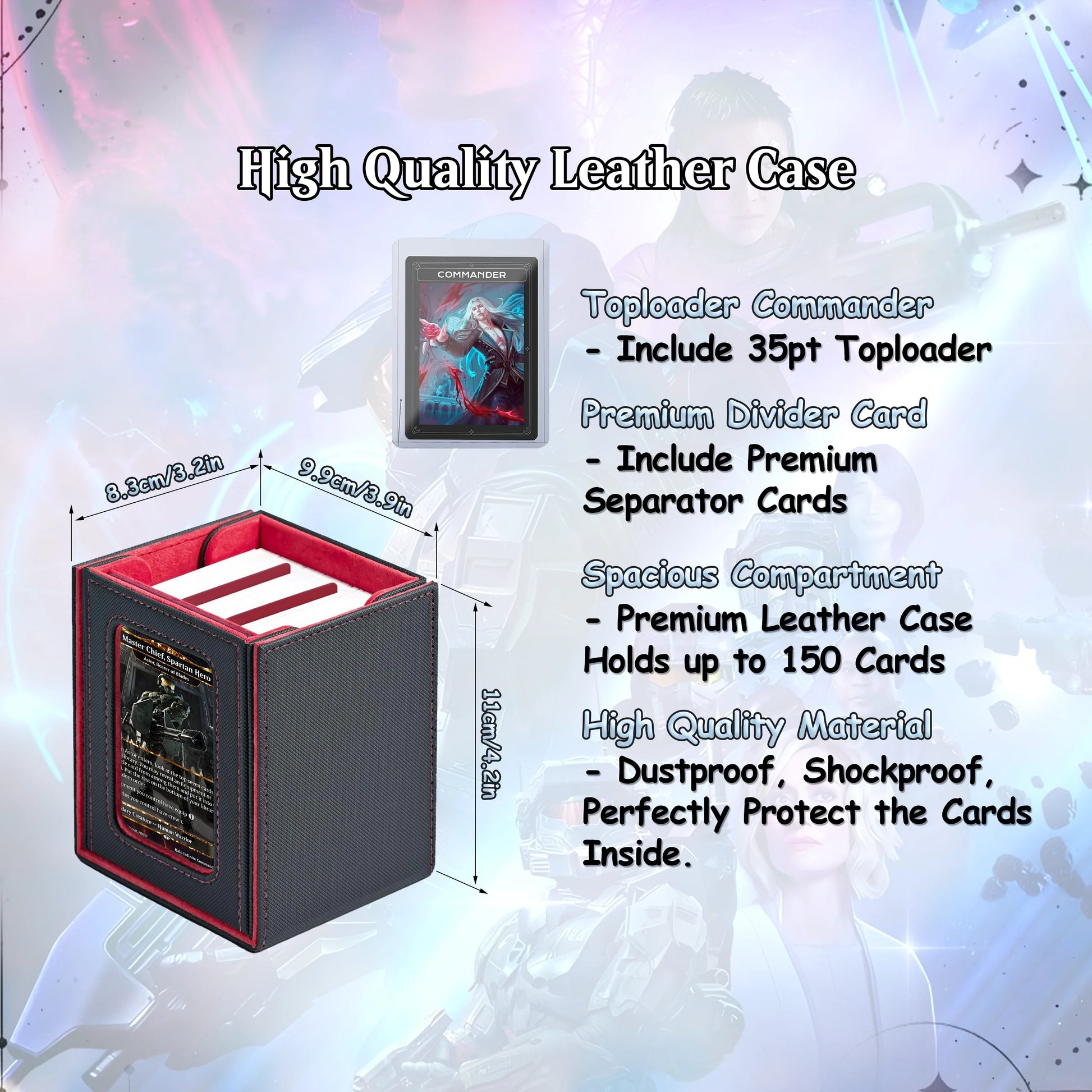 Halo Infinite Commander Deck • Halo Infinite themed Mtg Proxy Deck • Halo. Armor. • Mtg Deck Box • Proxy Custom Card • M