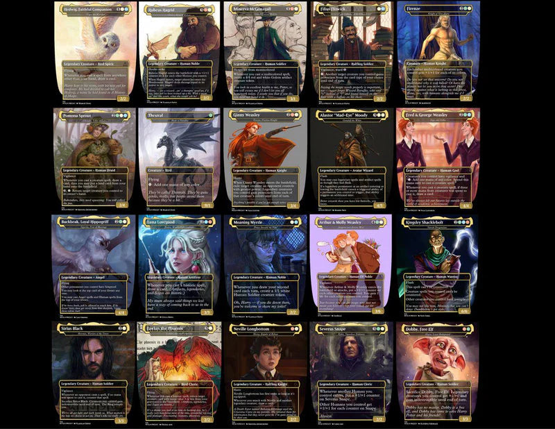 H.a.r.r.y P.o.t.t.e.r D.u.m.b.l.e.d.o.r.e.'s A.r.m.y. M.T.G Commander Deck - Complete Custom EDH Deck M.a.g.i.c P.r.o.x.
