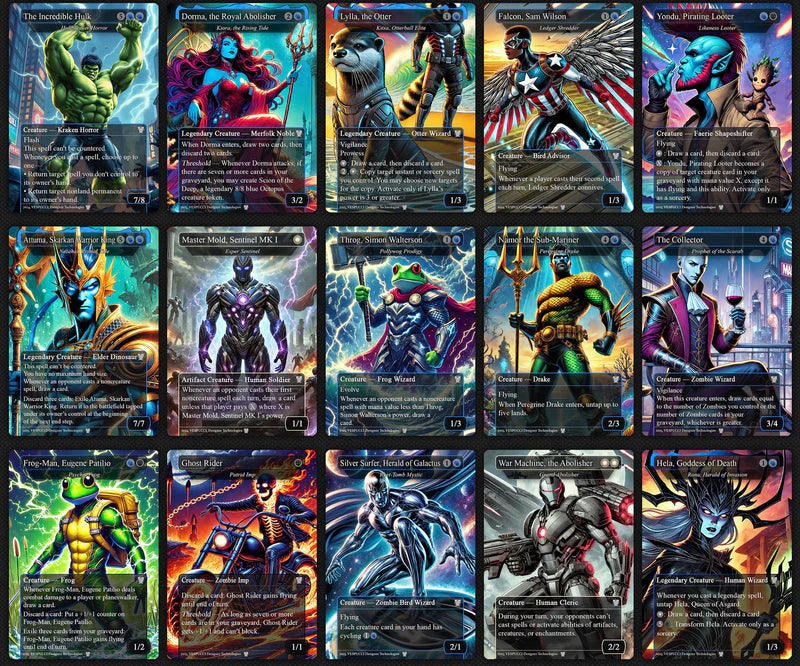 H.a.s.h.a.t.o.n. the S.c.a.r.a.b.'s. Fist EDH Deck, 115 Cards, 15 Sideboard, Includes all major characters, T.h.a.n.o.s.