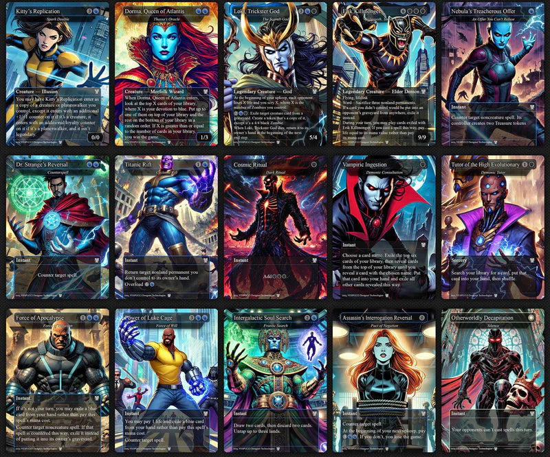 H.a.s.h.a.t.o.n. the S.c.a.r.a.b.'s. Fist EDH Deck, 115 Cards, 15 Sideboard, Includes all major characters, T.h.a.n.o.s.