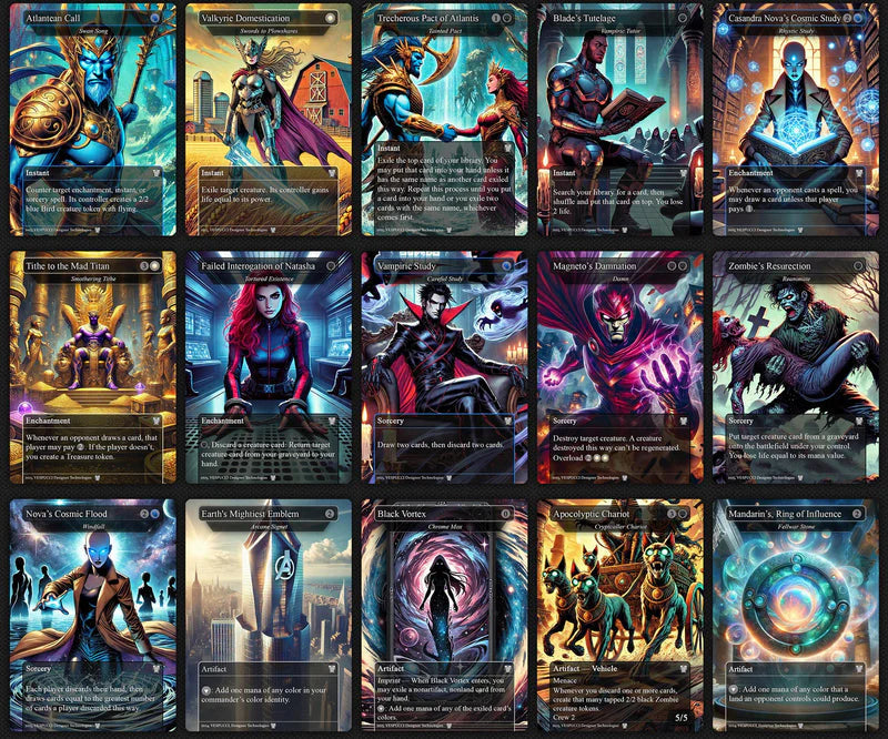 H.a.s.h.a.t.o.n. the S.c.a.r.a.b.'s. Fist EDH Deck, 115 Cards, 15 Sideboard, Includes all major characters, T.h.a.n.o.s.