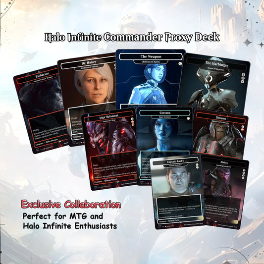 Halo Infinite Commander cEDH Deck - Halo Infinite Commander Magic Commander - Magic Proxy Deck with 170+ Unique Cards - 