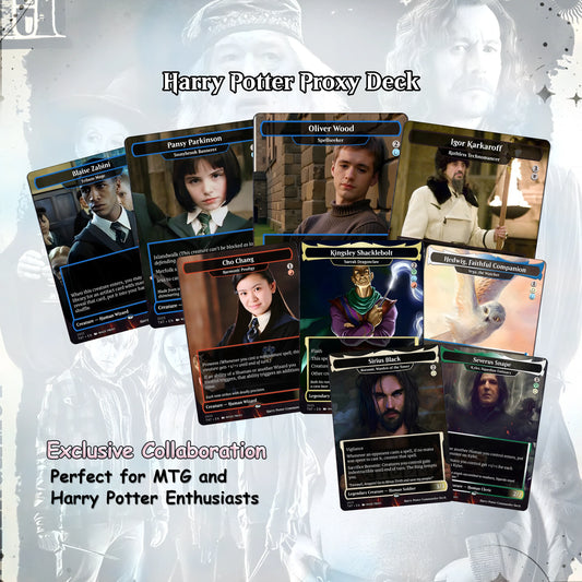 Harry Potter Dumbledore's Army MTG Commander Deck - Complete Custom EDH Deck Magic Proxy Cards Proxies Complete