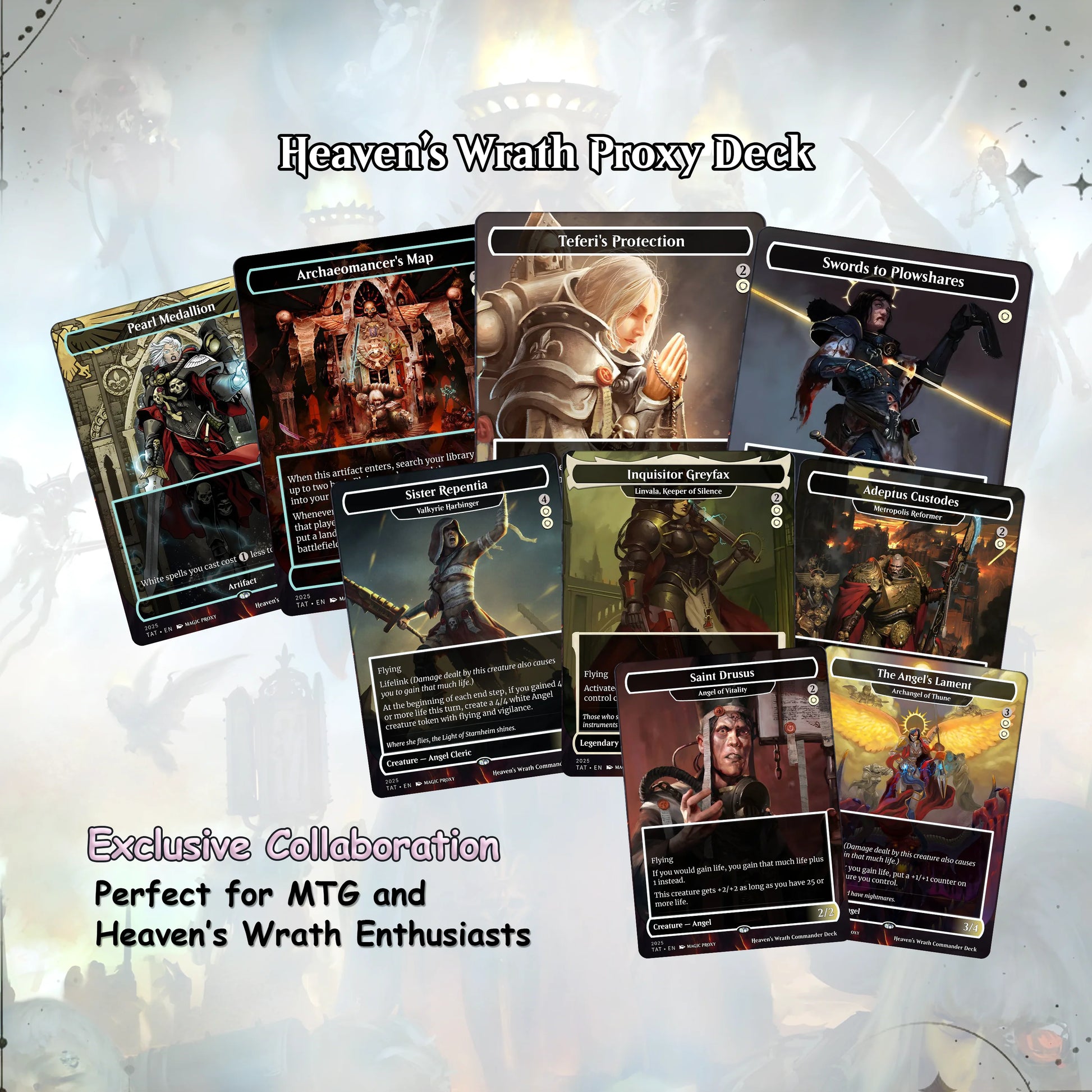 Heaven’s Wrath – Giada’s Space Nun Angel Crusade | Custom EDH Commander Deck