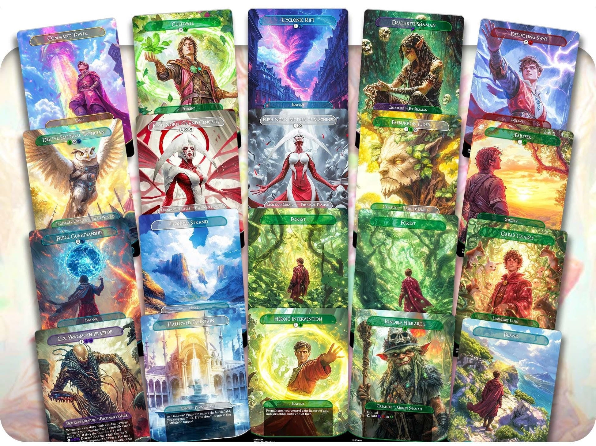 Jodah Legends Tribal - 120 Proxy Cards - Commander EDH Deck - High Quality Altered Cards - Full ManaFlame Deck