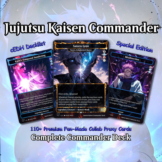 Jujutsu Kaisen EDH Commander Deck – Custom Anime-Inspired MTG Proxy Deck