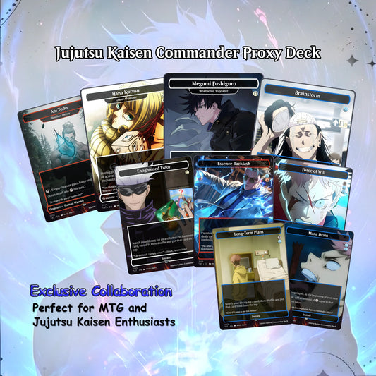 Jujutsu Kaisen EDH Commander Deck – Custom Anime-Inspired MTG Proxy Deck