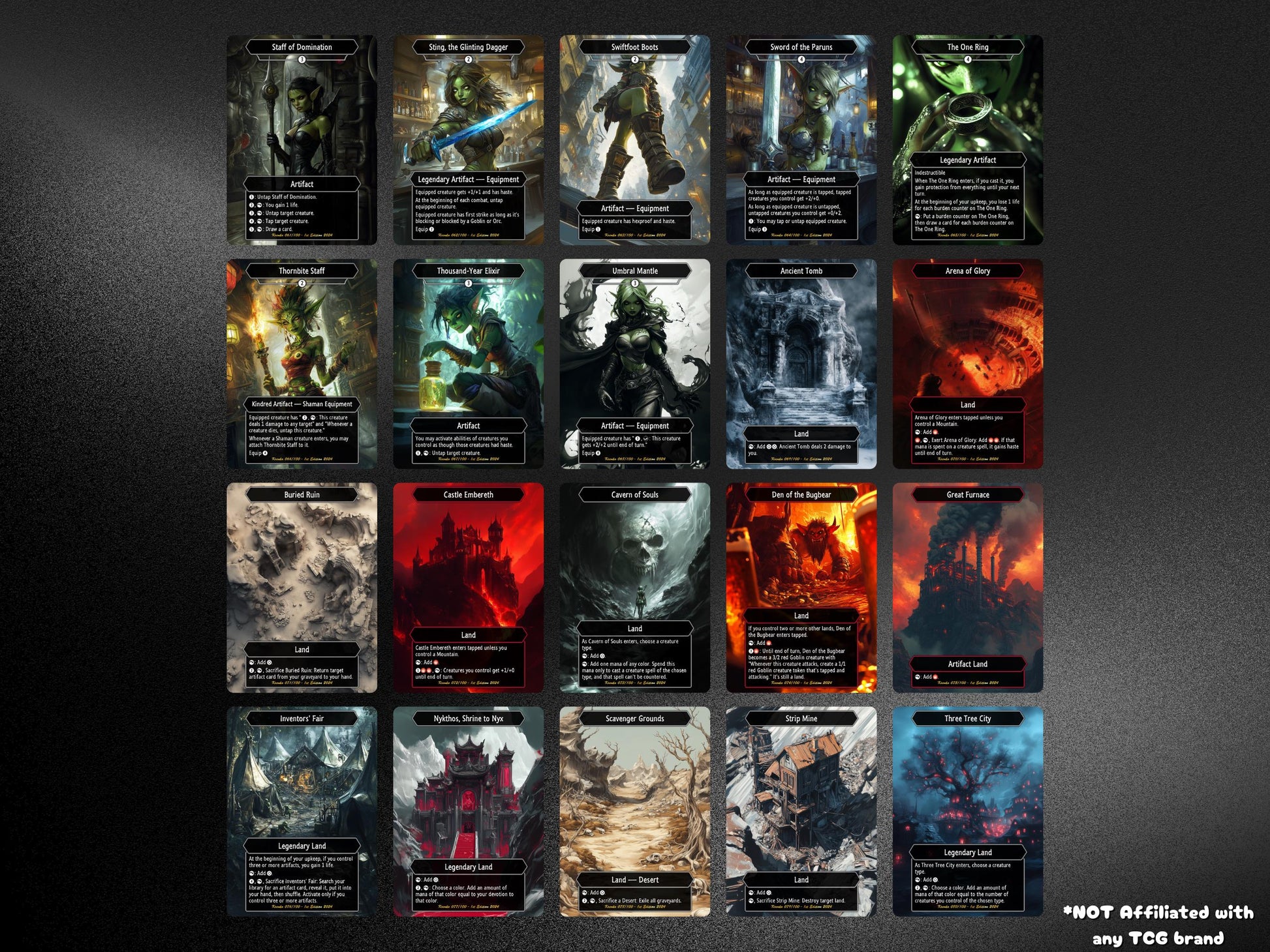 Krenko Commander Goblin Deck – Custom Cards for Casual Play